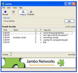 image of the jambo application